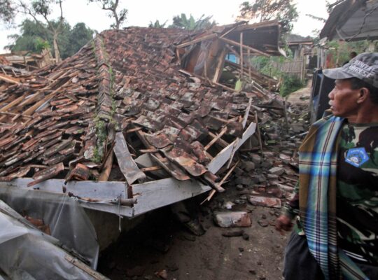 School Children Killed In Major Earthquake On Indonesian Island