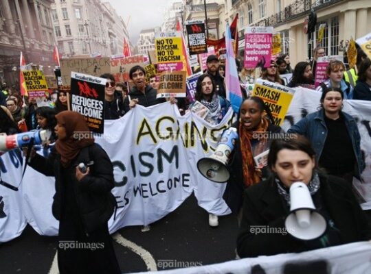 Protesters March Against Uk London’s Illegal Migration