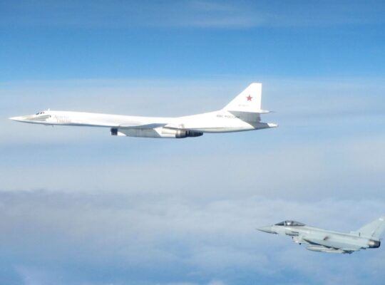 RAF Tycoon Jets Intercepted Russian Bombers Flying North Of Scotland