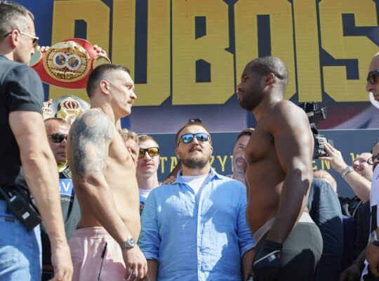 British Heavyweight Dubois Comes In Light In Preparation For War Against Unbeaten Star Usyk