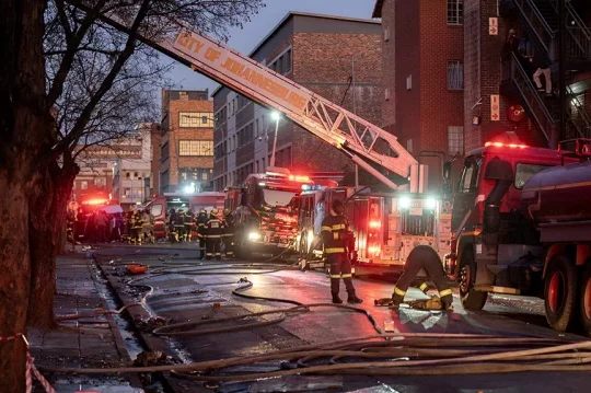 Tragic: Raging Fire In South African Multi-Storey Building Accommodating Homeless Kills 73