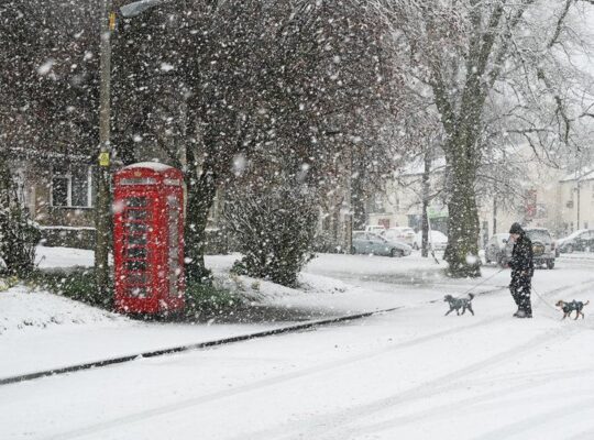 UK Braces Itself For Series Of Wintry Showers Set To Bring Ice And Snow