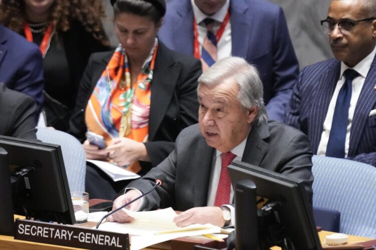 UN Chief Warns Of Risk Of Gazza War Spreading