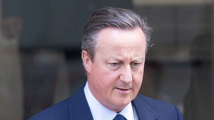 David Cameron Returns To Office As British Foreign Secretary