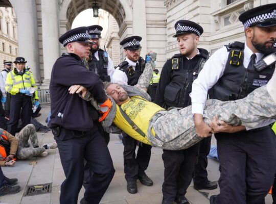 Several Arrests Of Just Stop Oil Activists In London