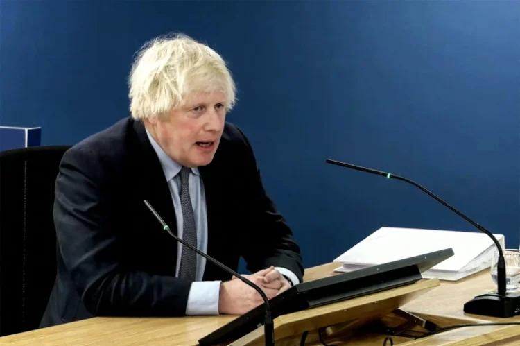 Boris Johnson Booed After Telling Inquiry He Couldn’t Do Anything To Prevent  Lockdown Parties