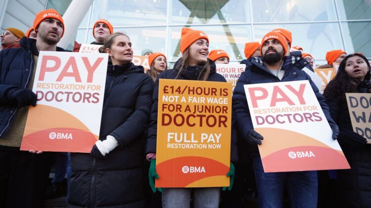 Junior Doctors Embark On Six Day Historic Strike