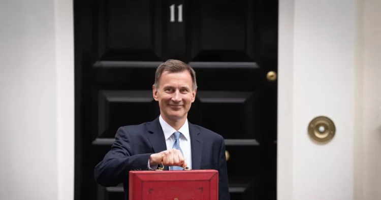Jeremy Hunt Outlines  UK Budget And Claims British Economy Is Growing
