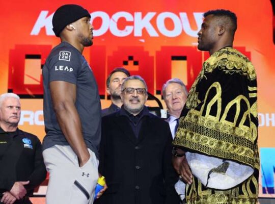 Anthony Joshua Will Deserve Much Credit If He Stops Dangerous And Powerful Ngannou In Riyadh