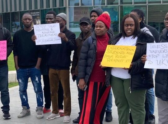 Teeside University Expels Several Nigerian Students  Following Unpaid Fees Due To Currency Depletion
