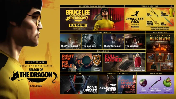 Bruce Lee Appears In Hitman’s World Of Assassination New Elusive Target