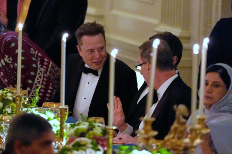 Donald Trump teases Elon Musk at White House Saudi Prince Dinner
