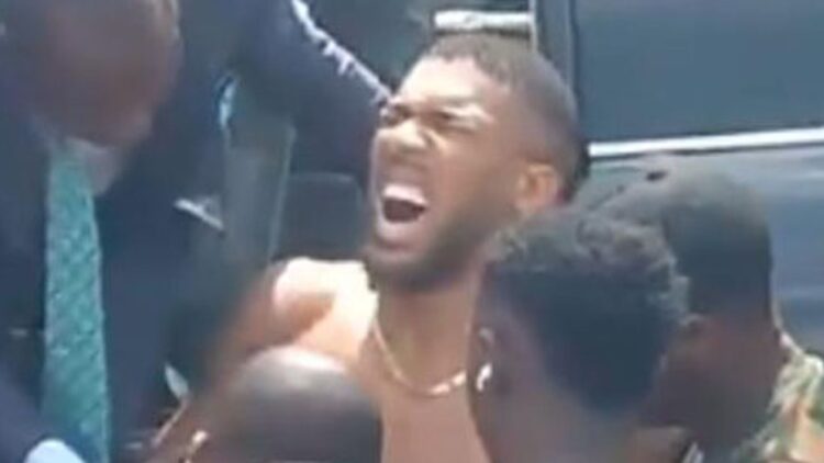 Anthony Joshua cheats death after car crash in Nigeria that kills 2 others