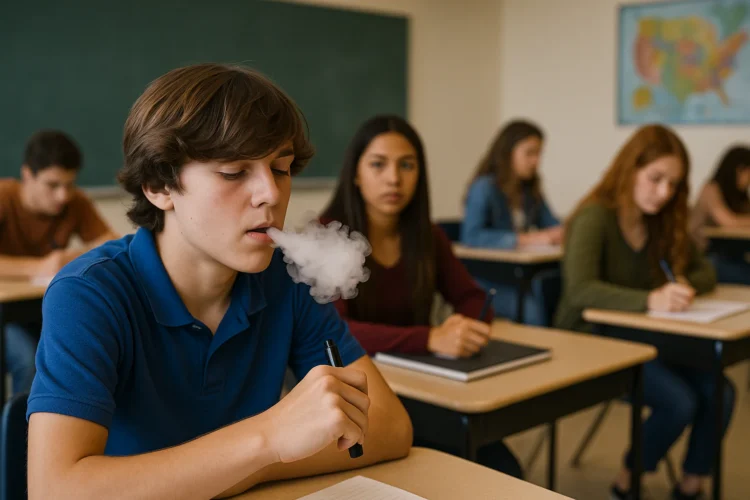 Schools on the front line as vaping spreads among children