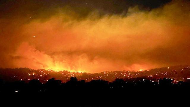 Wind change fuels new blaze risk as victoria battles extreme heat and missing residents