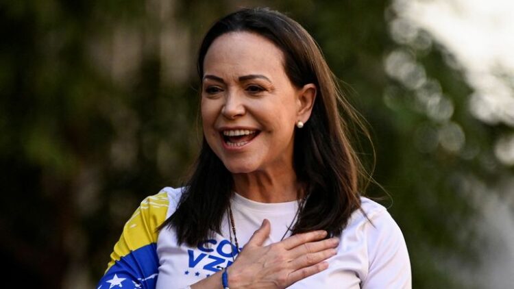 Venezuela’s Opposition leader says she should lead nation in wake of crisis