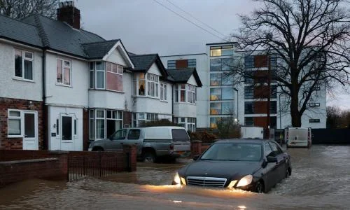 New Homes Built in Flood-Risk Zones Spark Alarm Over Climate Threat