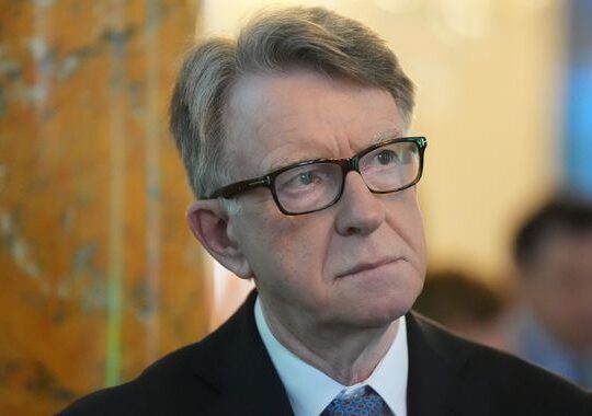 Lord Peter Mandelson Arrested For Misfeasance In Public Office