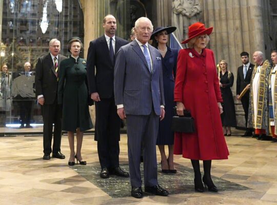 Unity and Tension As Royals Reunite for Commonwealth Day After Andrew’s Arrest