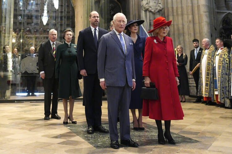 Unity and Tension As Royals Reunite for Commonwealth Day After Andrew’s Arrest