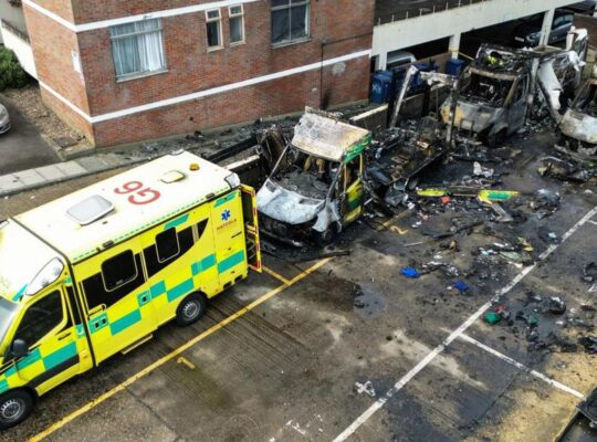 London Jewish Community On Edge After Ambulances Torched Fear of Chemical Attack Grows
