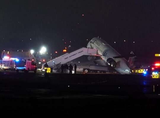 Pilot And Co-pilot Killed In Runway Collision At LaGuardia Airport After Plane Collides With Vehicle