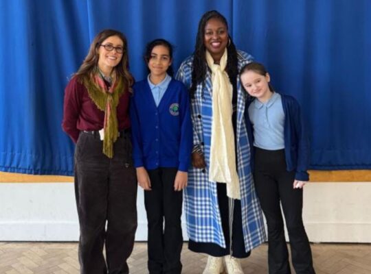 Aspiring Budding Journalists At Outstanding London Primary School Interview  Brent Mp Dawn Butler