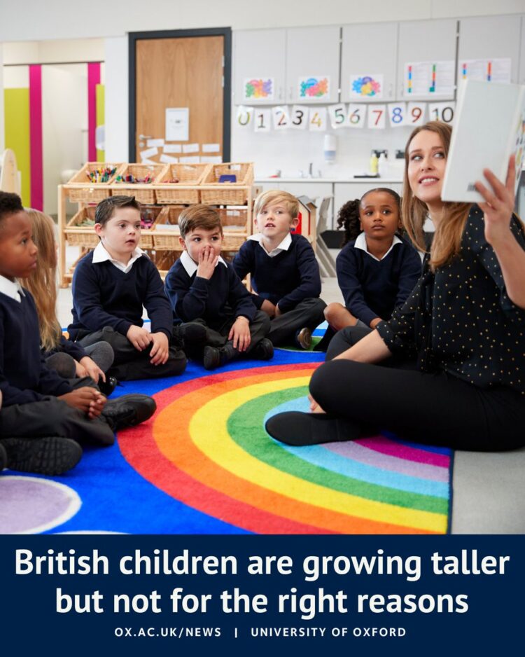 Oxford University Research Suggests British Children Growing Taller But For Concerning Reasons