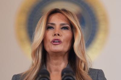 Melania Trump Denies Epstein Ties at White House