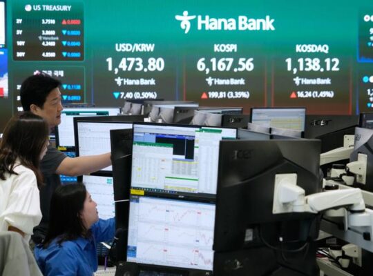 Wall Street Surges To Record High Following Surge In Technology Stocks