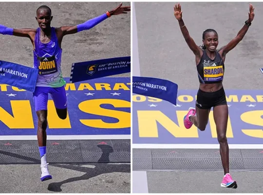 Korir Smashes Boston Record as Lokedi Secures Back-to-Back Wins