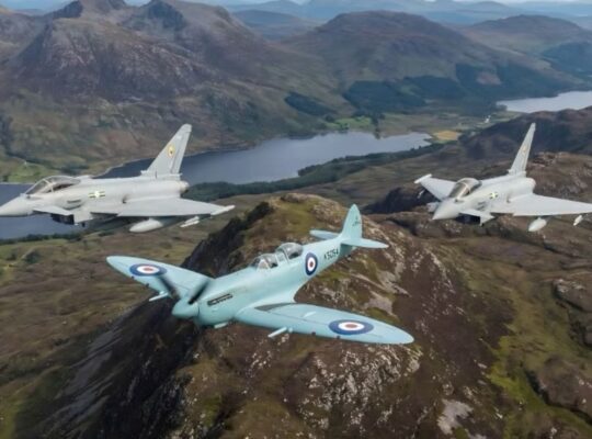 F-35s Escort Spitfire in Historic UK Flypast
