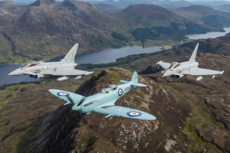F-35s Escort Spitfire in Historic UK Flypast