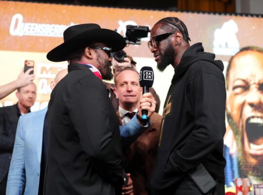 Derek Chisora Arrives At Media Event In Army Tank With Nigel Farage