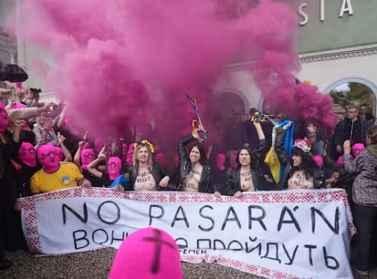 Art and Outrage Collide at Venice Biennale Protest