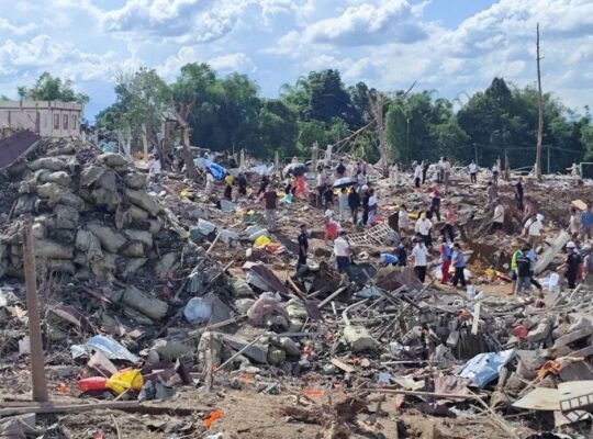 Myanmar Blast Kills Dozens Near China Border