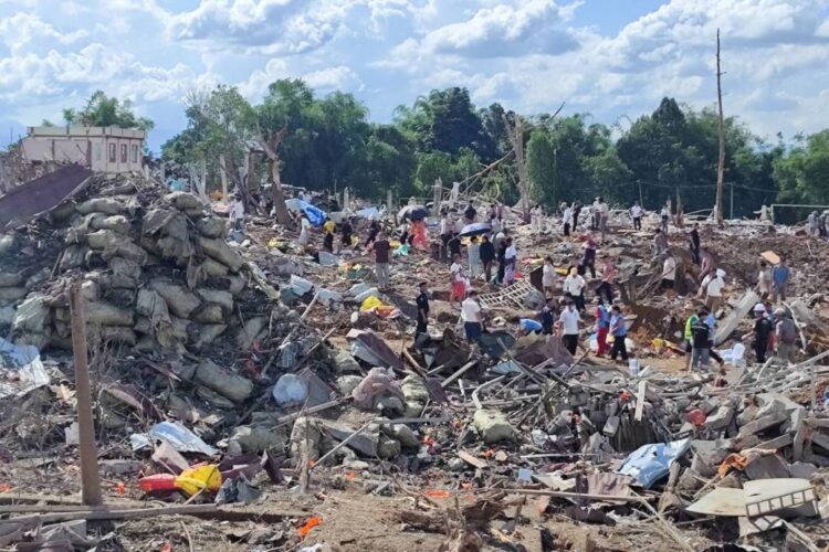 Myanmar Blast Kills Dozens Near China Border