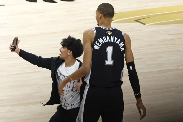 NBA Hands Lifetime Bans After Wembanyama Selfie Stunt Halts Finals Game 1