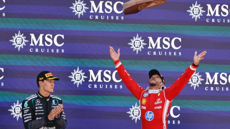 Hamilton Ends Ferrari Drought with Barcelona Masterclass as Antonelli’s Dominance Crashes Out