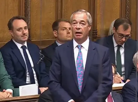 Police chief apologises to grieving family as Farage accused of exploiting stabbing tragedy