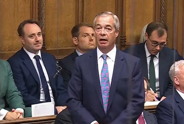 Police chief apologises to grieving family as Farage accused of exploiting stabbing tragedy