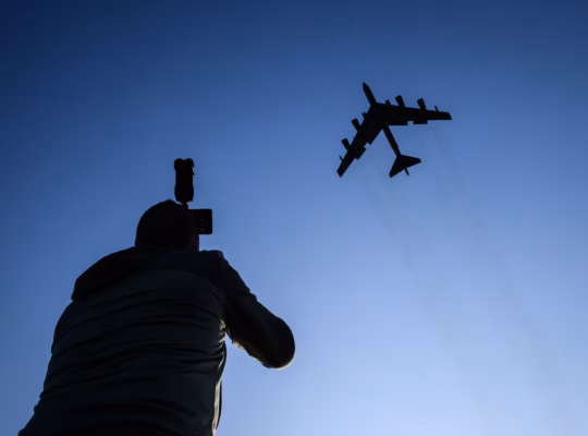 B-52 Test Flight Plunges Before Crash