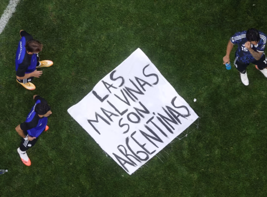 Falklands Banner Sparks FIFA Storm