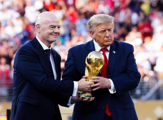 Trump Warns Of Terrible Mistake If FIFA replaces Gianni Infantino
