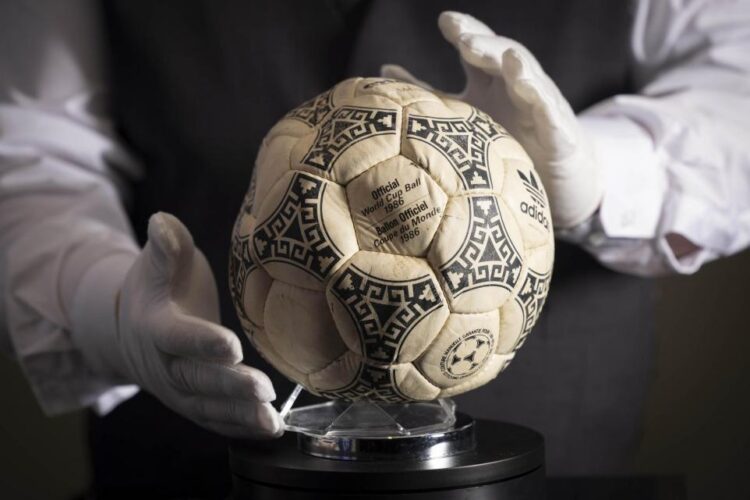 Maradona’s Hand Of God Football Sold At Auction