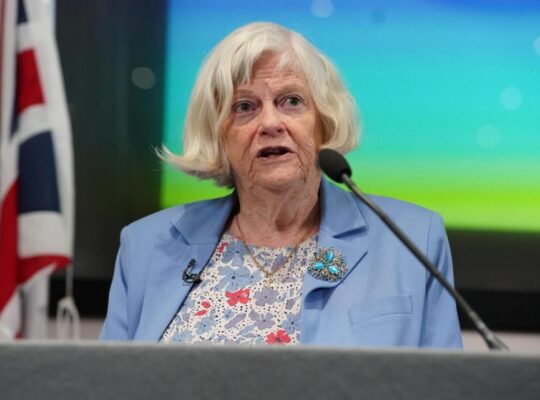 Mourners Gather For Anne Widdecombe’s funeral