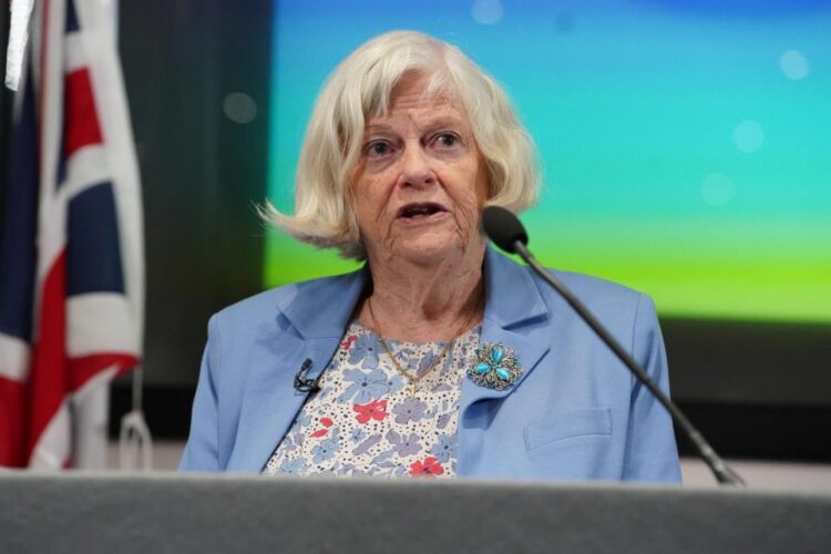 Mourners Gather For Anne Widdecombe’s funeral