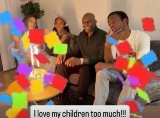 Fashanu spends birthday with three of his children as family and business dispute continues