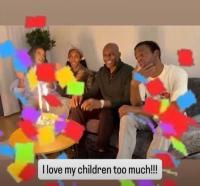 Fashanu spends birthday with three of his children as family and business dispute continues