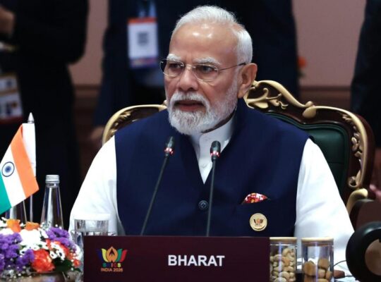 Indian PM warns of threat to global stability in call for improved co-operation